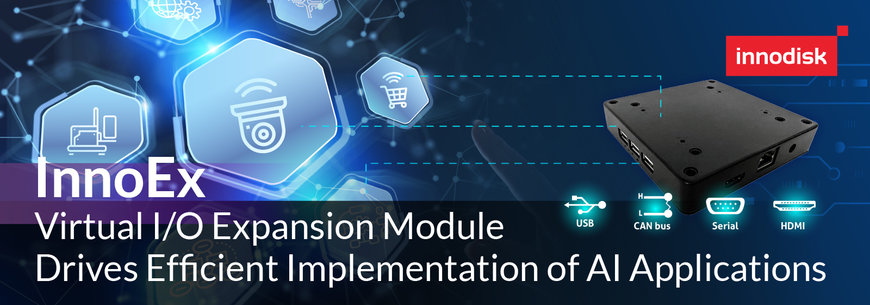 El módulo de expansión de E/S virtuales InnoEx de Innodisk contribuye a la eficiente implementación de aplicaciones IA